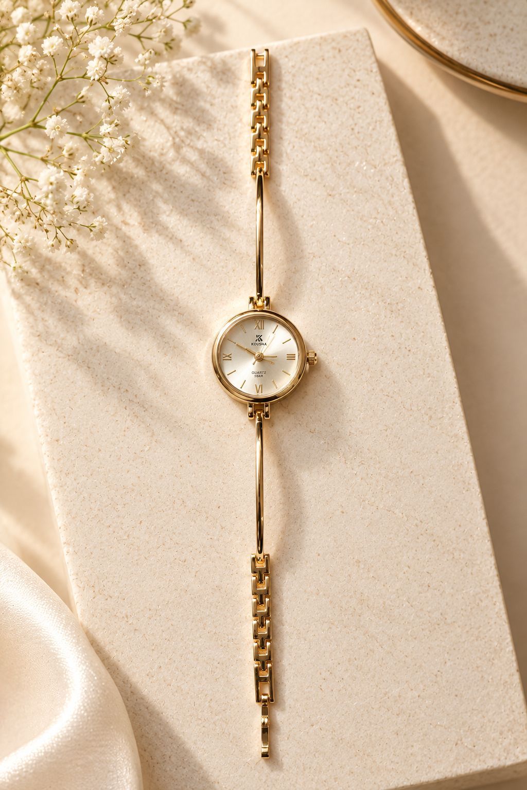Sleek watch white