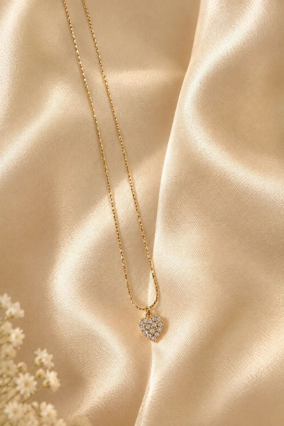 Ivory heart bloom