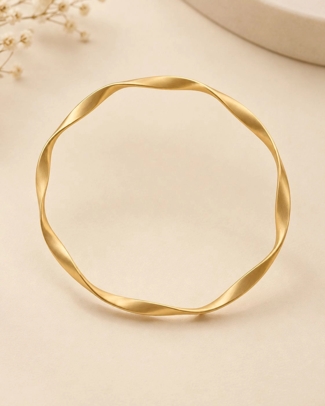 Twisted bangle