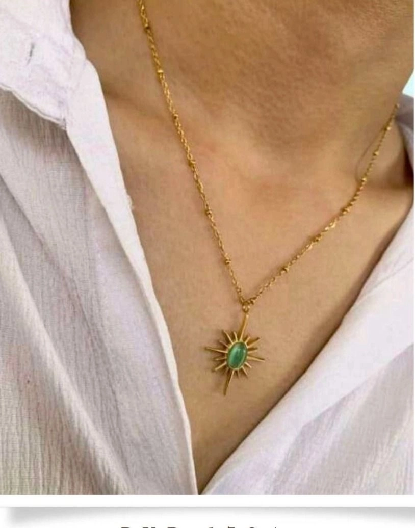 Antitarnish Sun Necklace 1