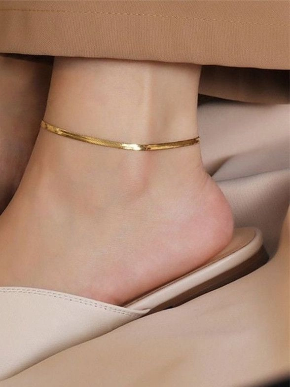 Adults Snake Chain Anklet 2mm