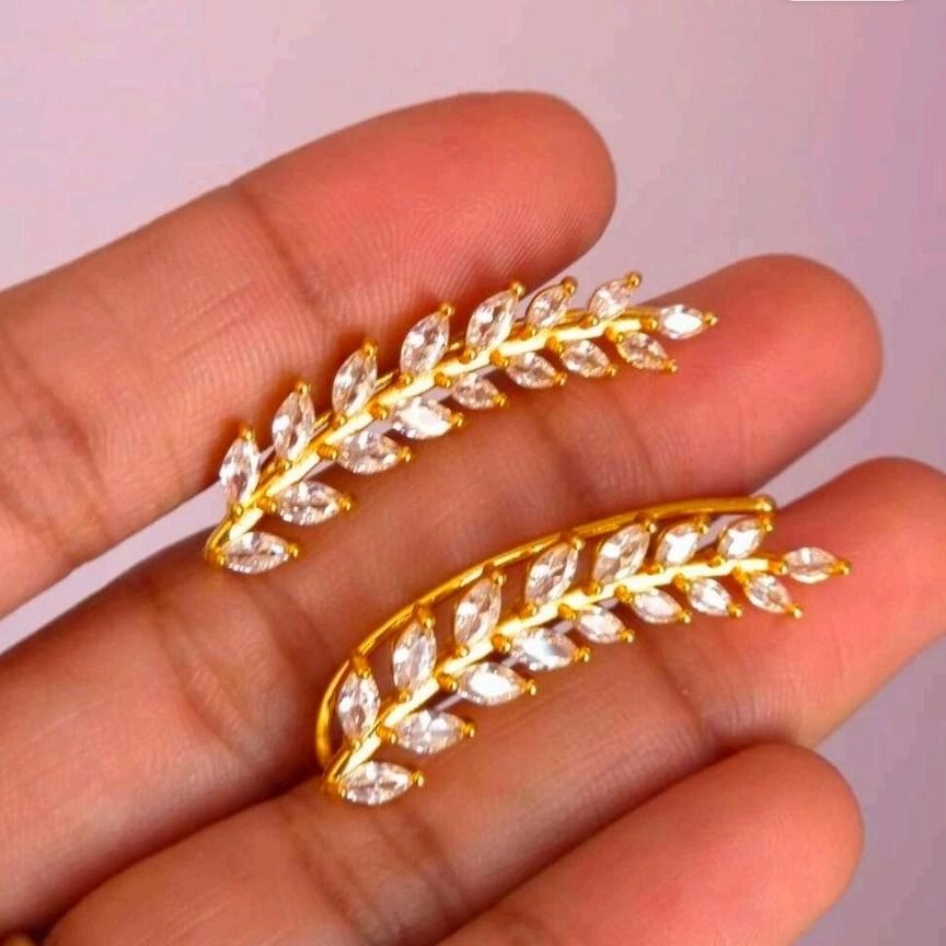 Ear cuff Leaf Antitarnish