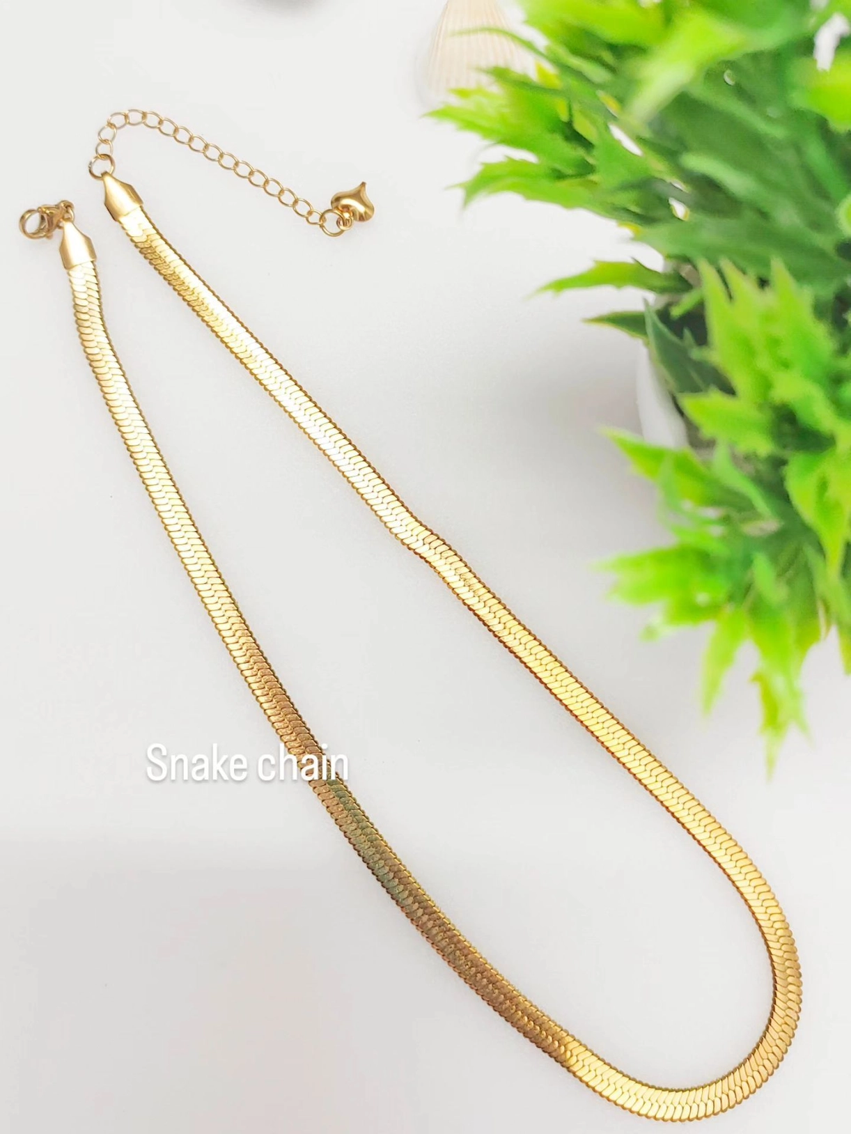 Antitarnish Snake Chain 5mm thick