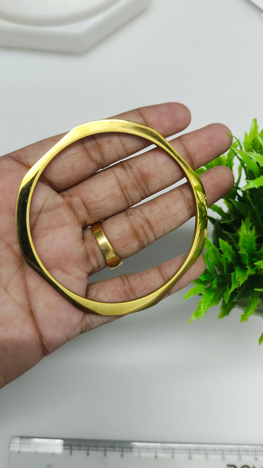 Antitarnish Square Bangle 2