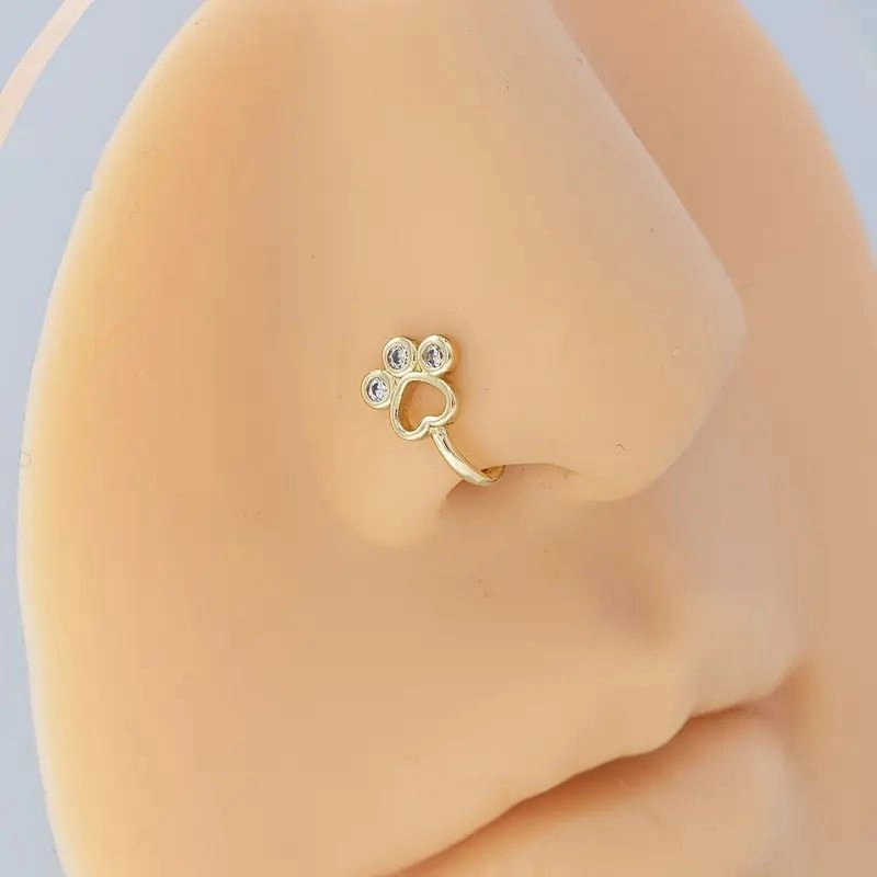Antitarnish Non Piercing Nose pin
