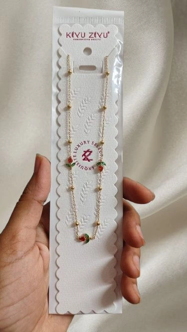 Antitarnish Tulip Minimal Necklace 2