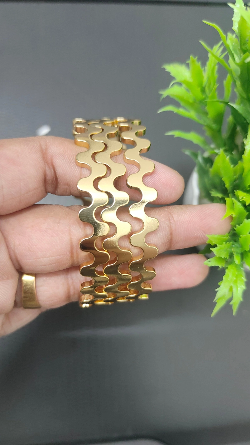 Antitarnish 3pcs Bangle set 2.4