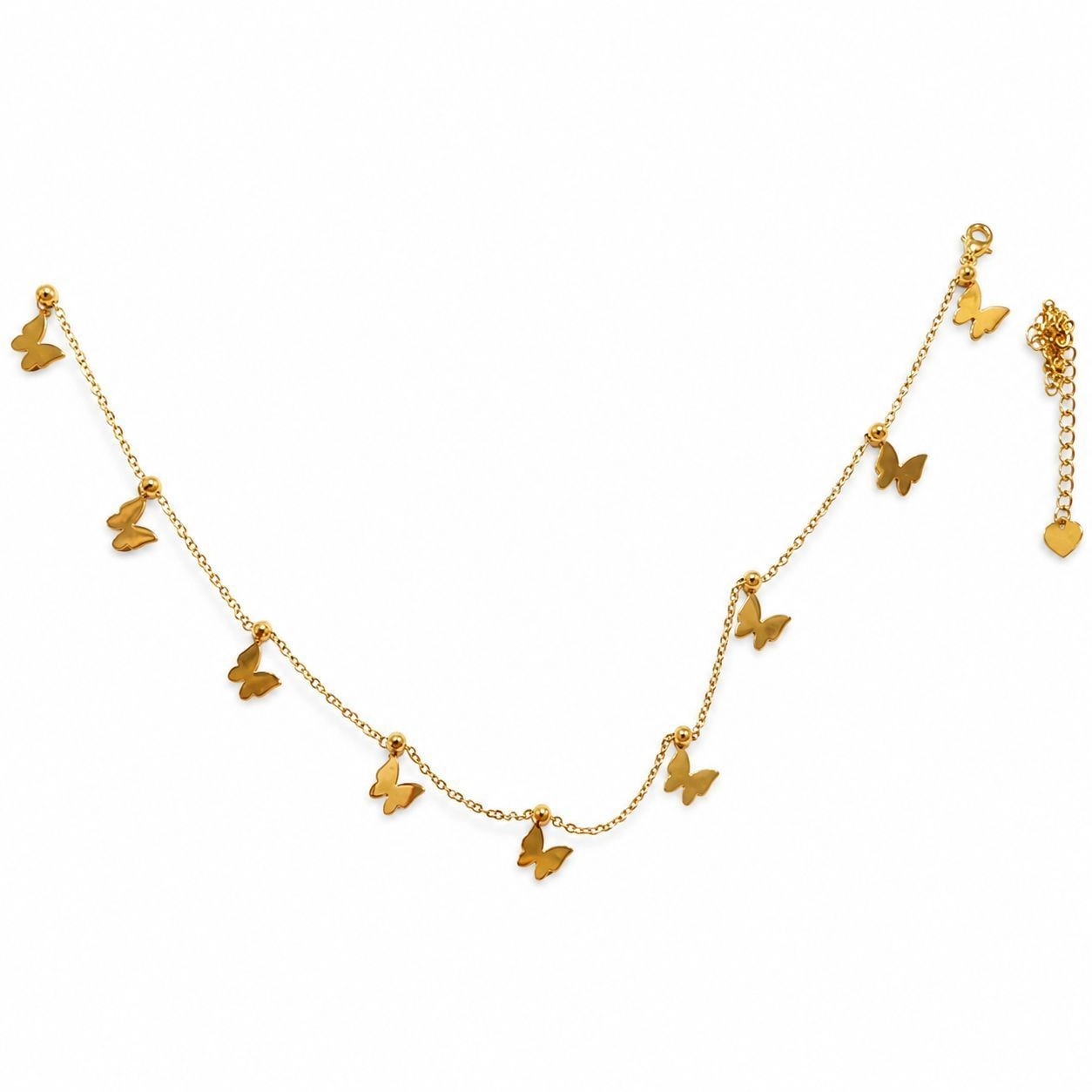 Antitarnish Butterfly Waist chain 2