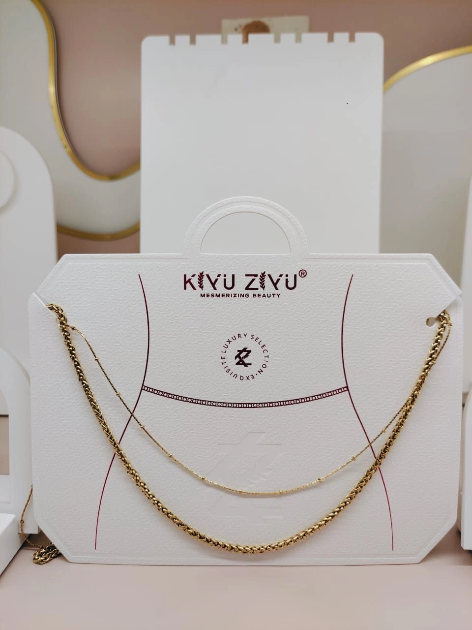 Antitarnish double layer Waist chain 2
