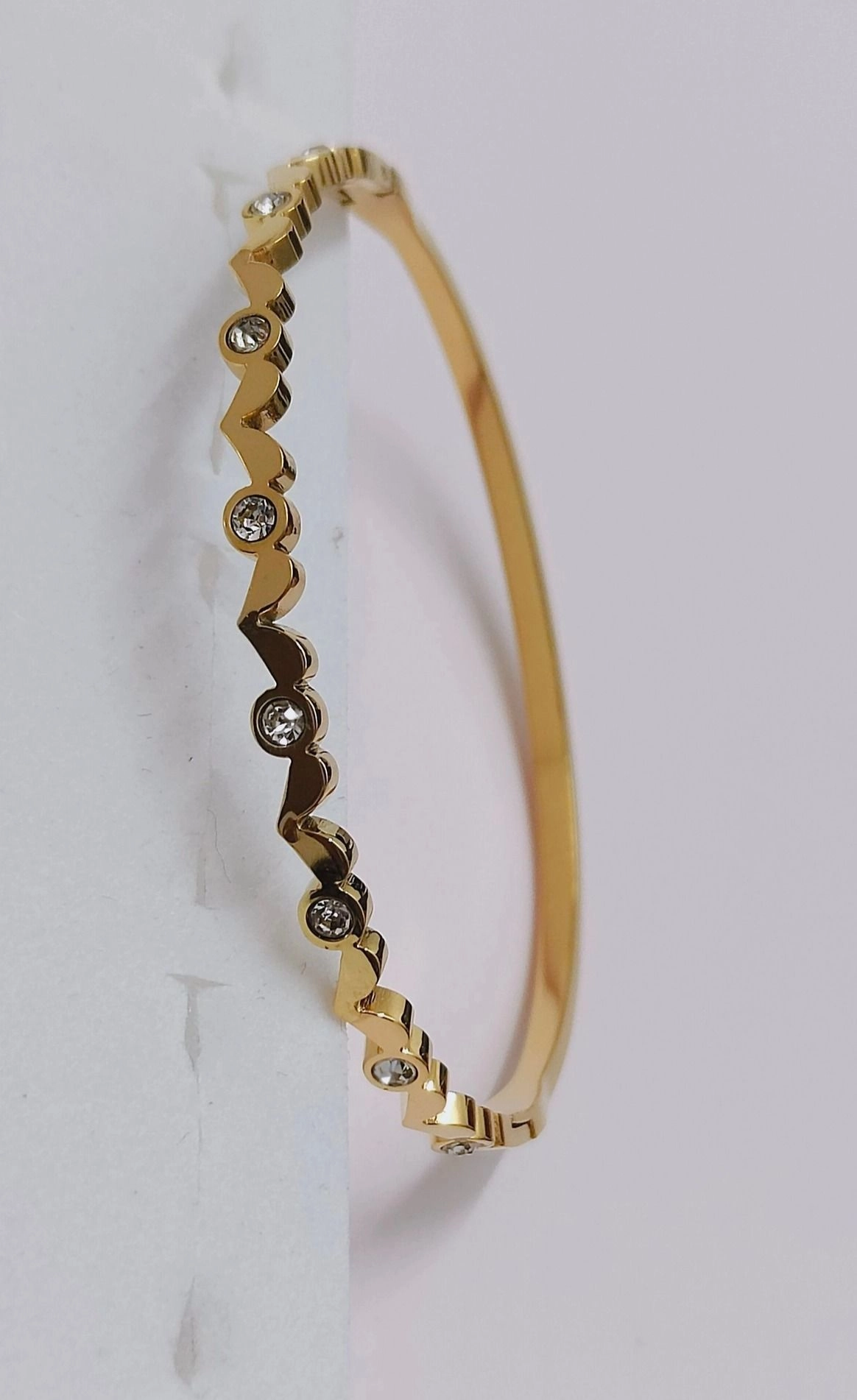 Antitarnish Heart Bangle AB863 2