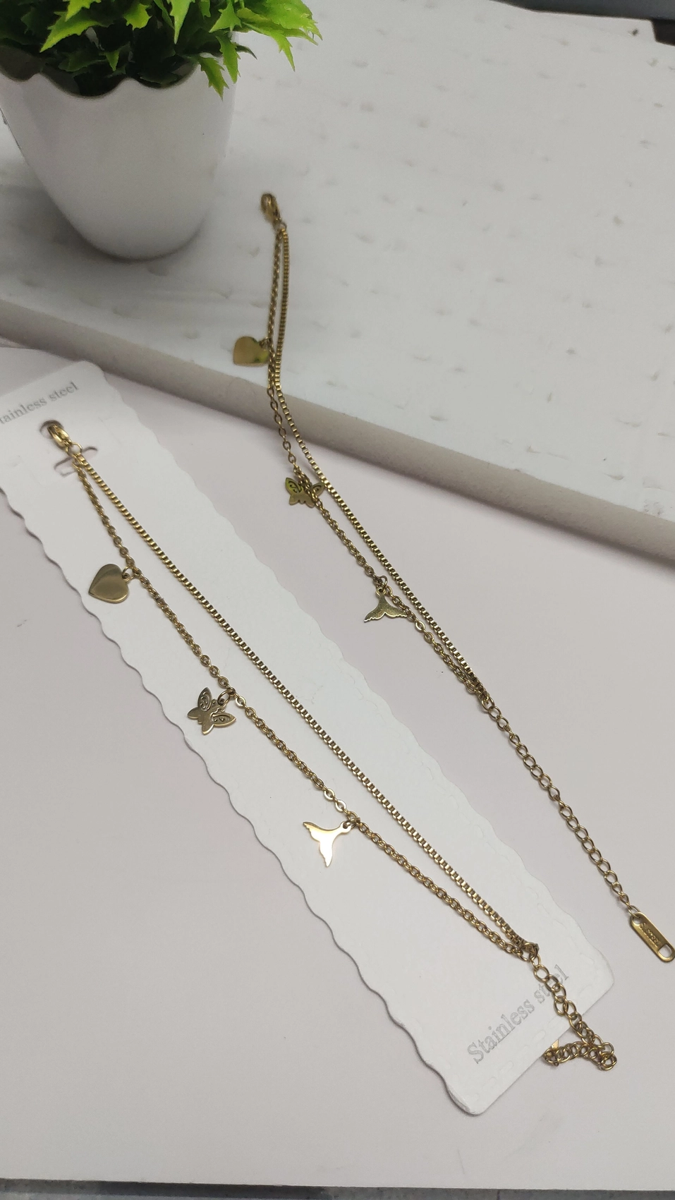 Antitarnish kids Double layer Anklet 2