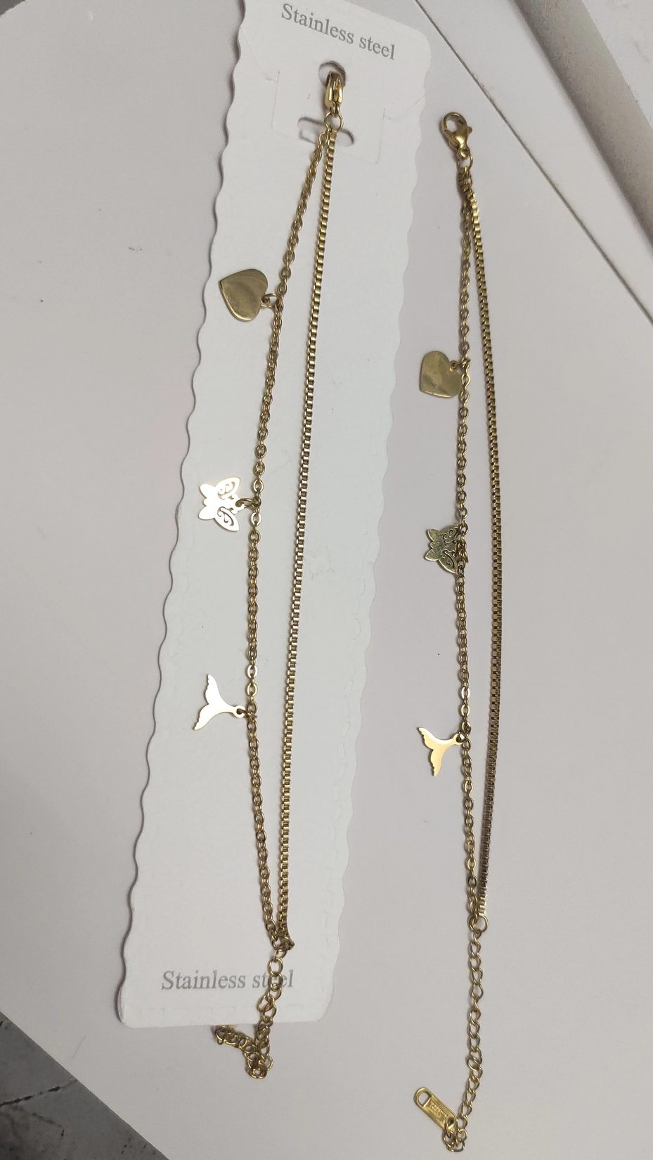 Antitarnish kids Double layer Anklet 3