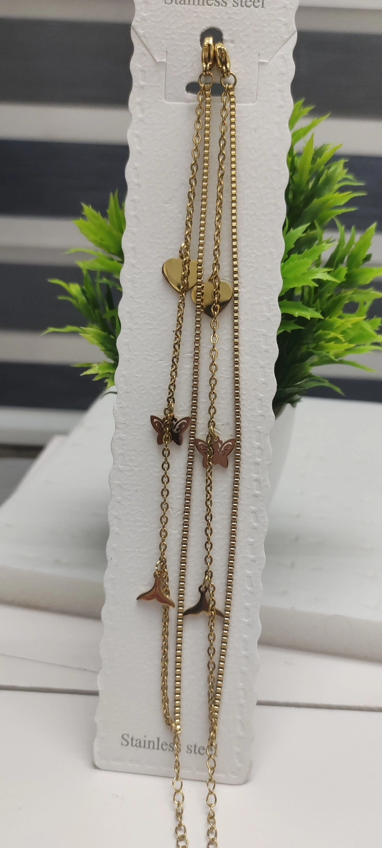 Antitarnish kids Double layer Anklet 1