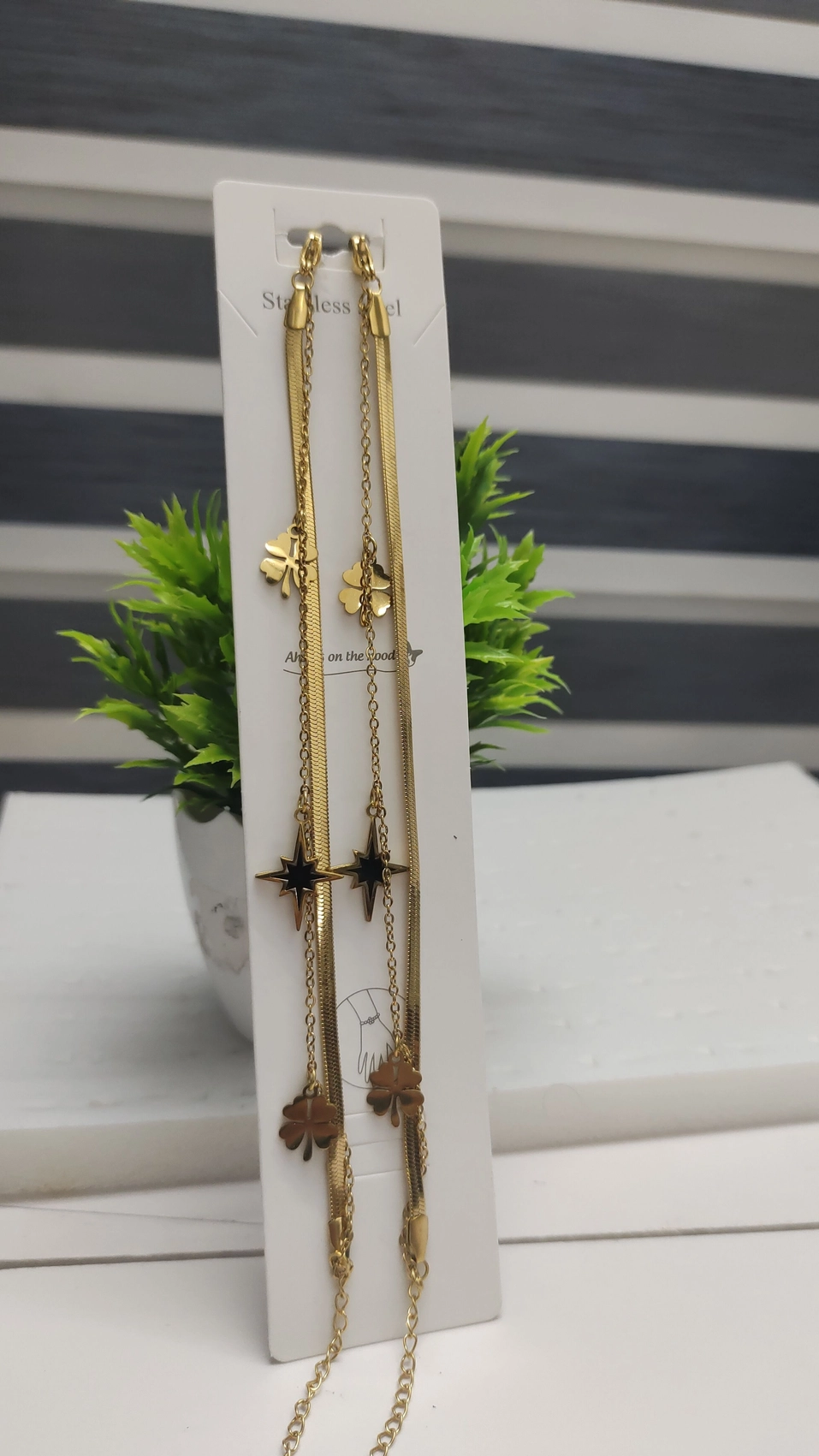 Antitarnish kids Double layer Anklet