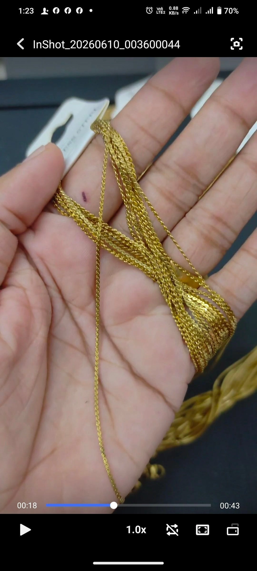 Antitarnish Chain 1pcs