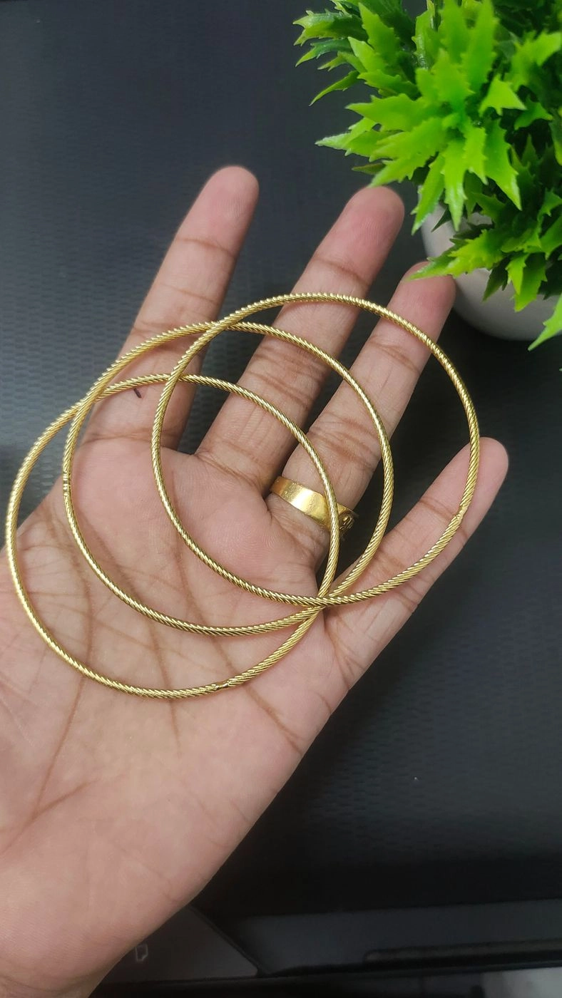 Antitarnish 3pcs Bangle Set 2