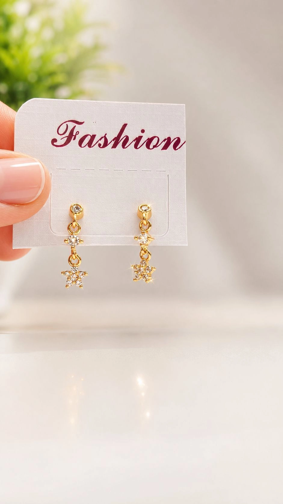 Antitarnish ball back Earring