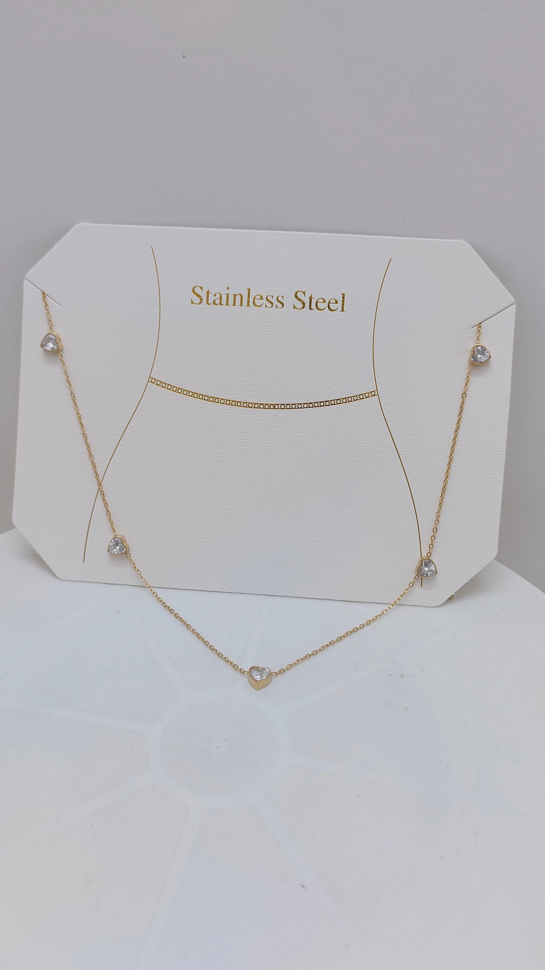 Antitarnish Heart Waist Chain