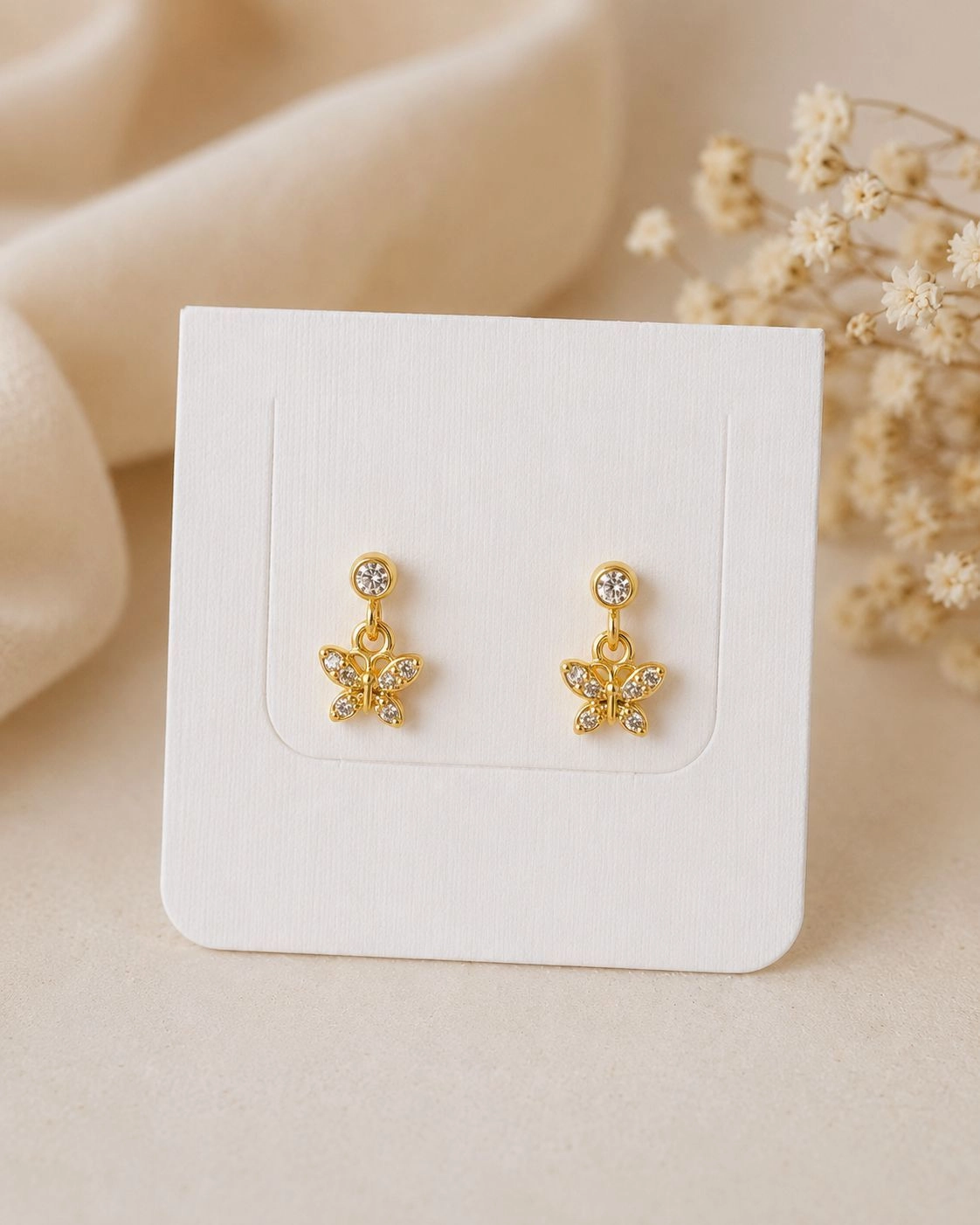 Antitarnish Ball Back earrings