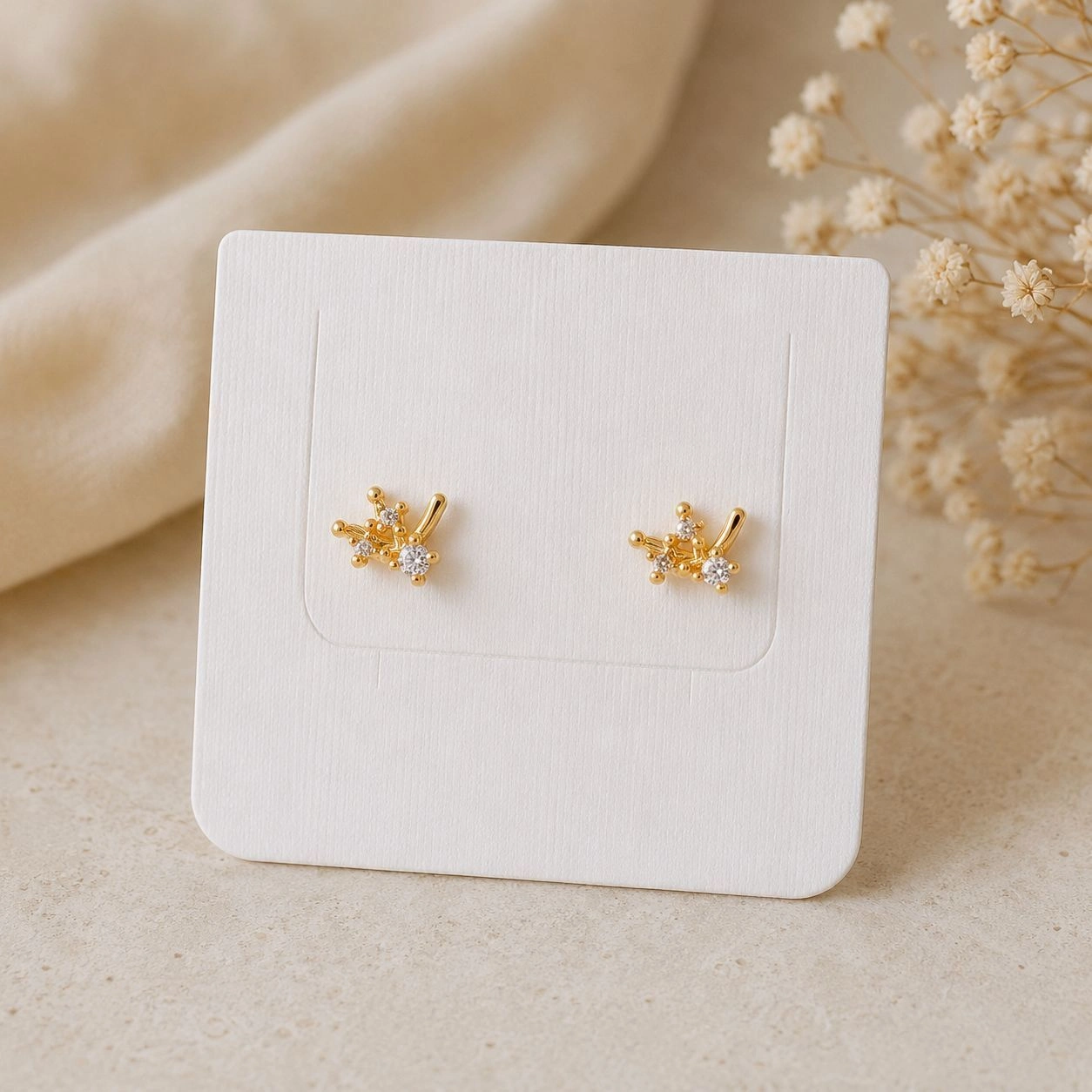 Antitarnish Ball Back earrings