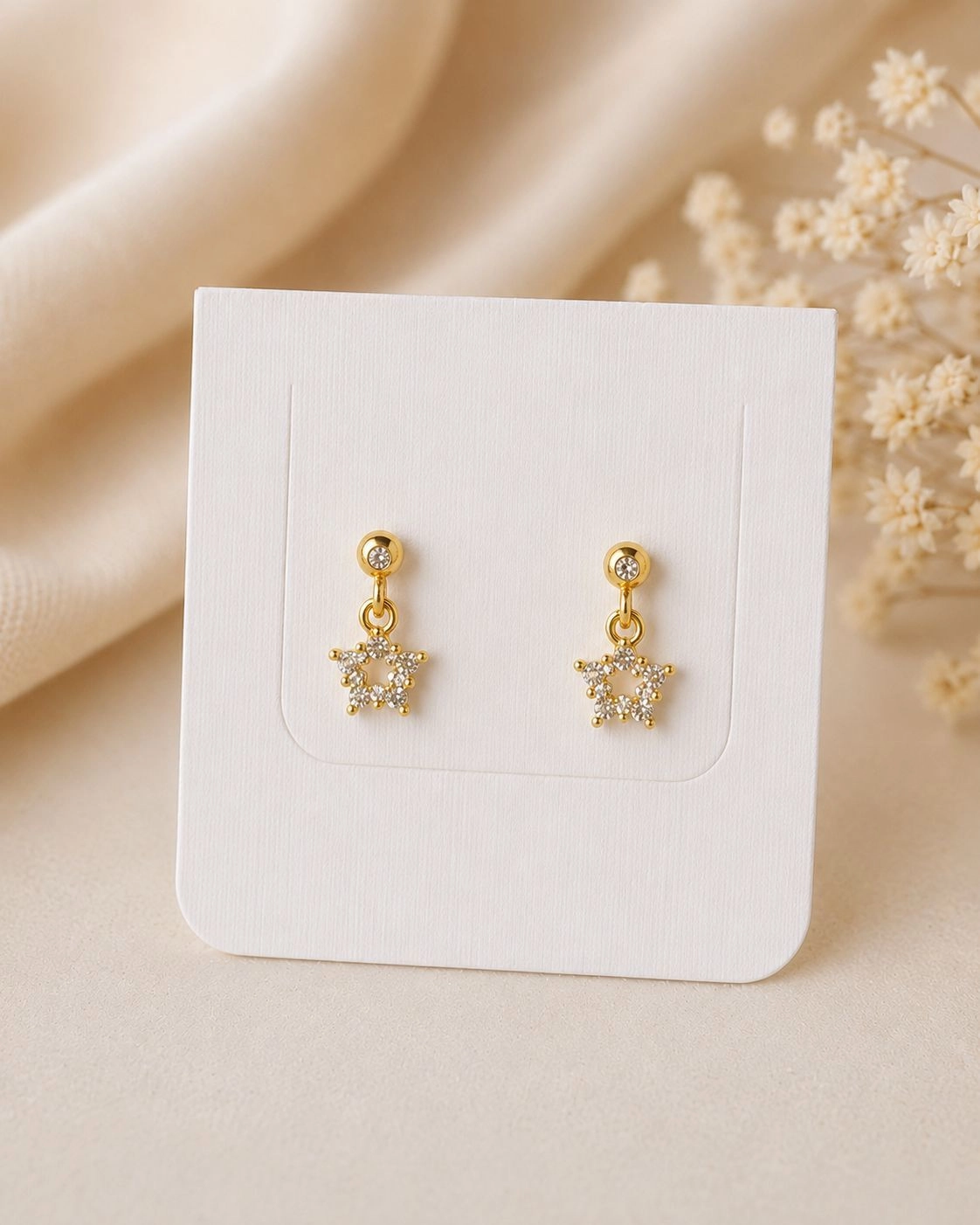 Antitarnish Ball Back earrings