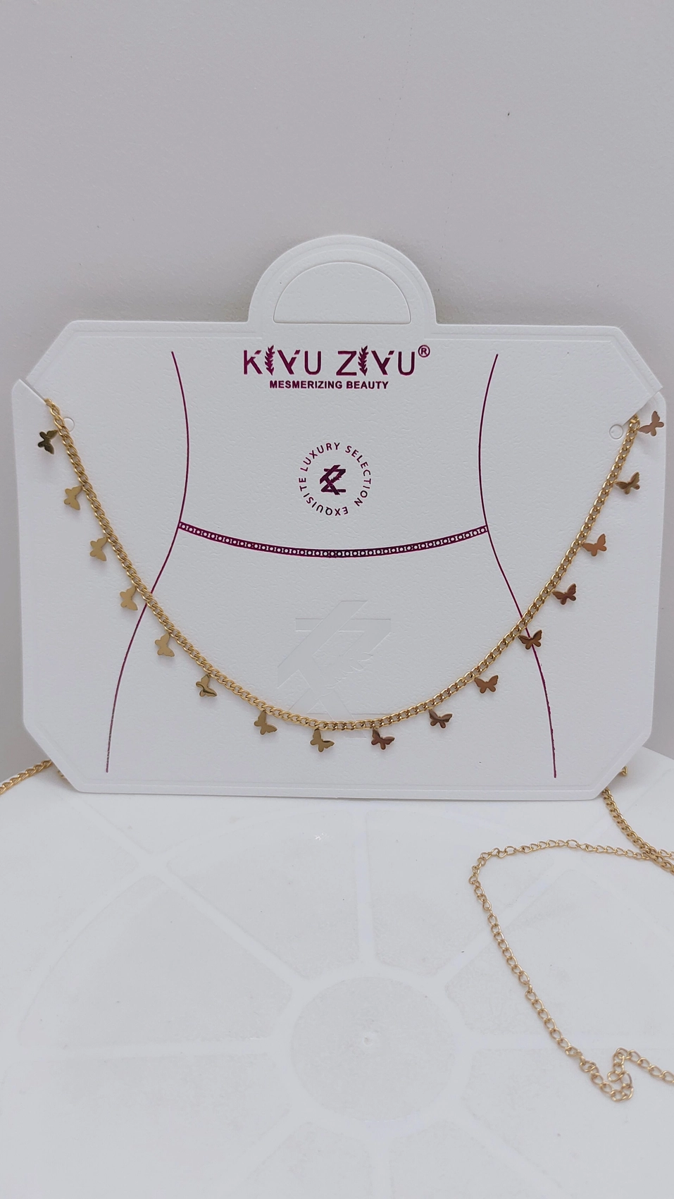 Antitarnish Butterfly Waist Chain
