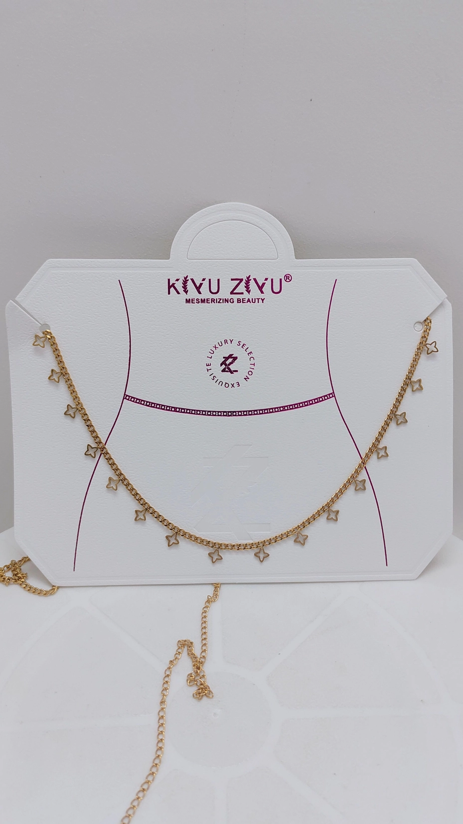 Antitarnish Clover Waist Chain