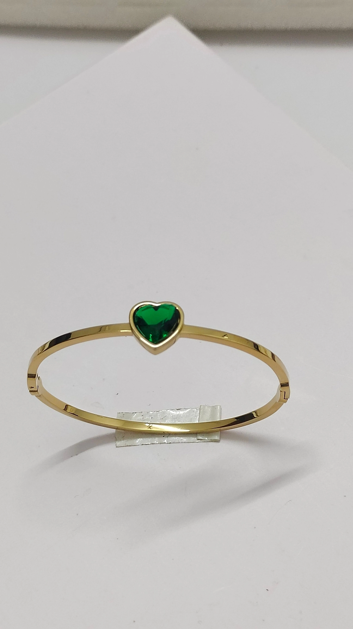 Antitarnish Greenheart Bangle AMN233 2