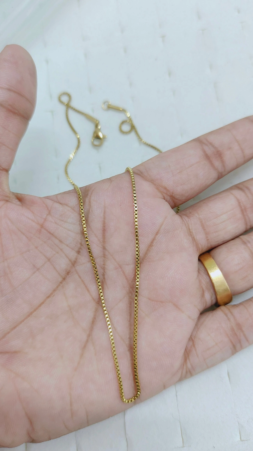 Antitarnish Lengthy Box Chain ALC3