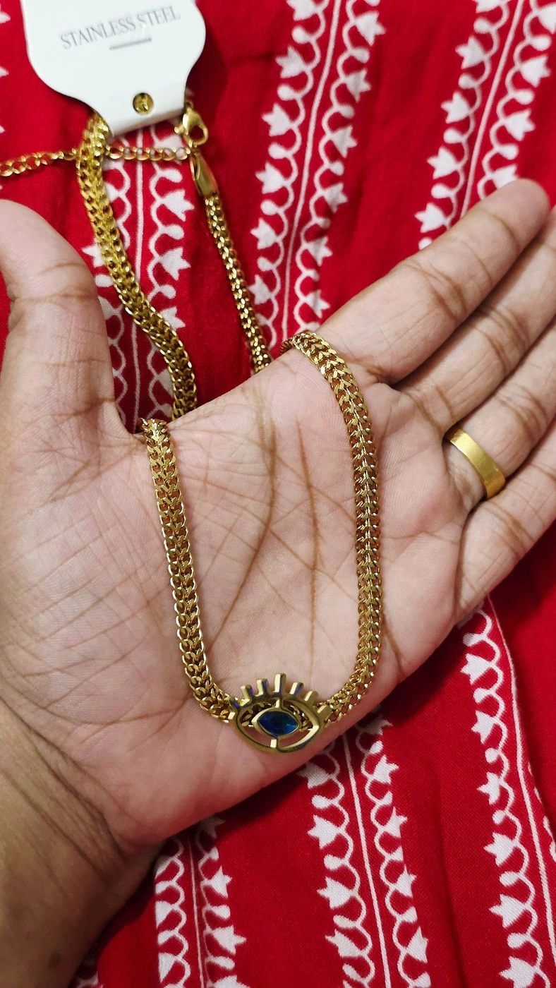Antitarnish Evileye Necklace AN507 2
