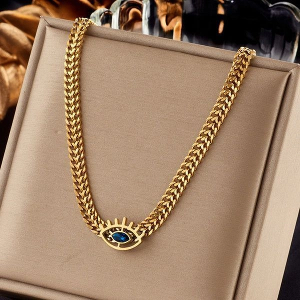Antitarnish Evileye Necklace AN507 1