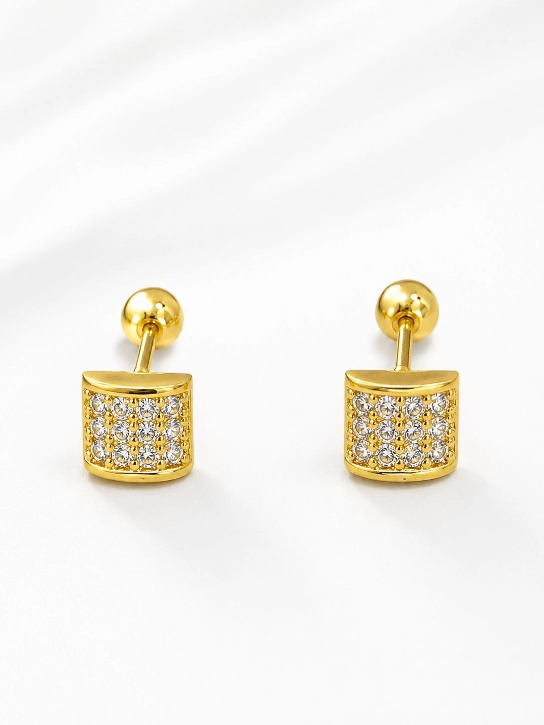 Antitarnish Ball Back Earring