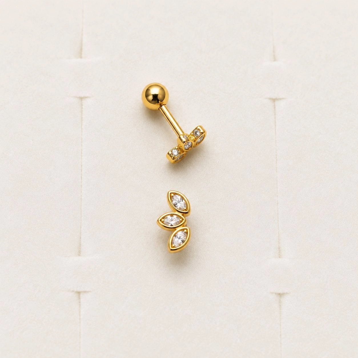 Antitarnish Ball Back Stud Earring