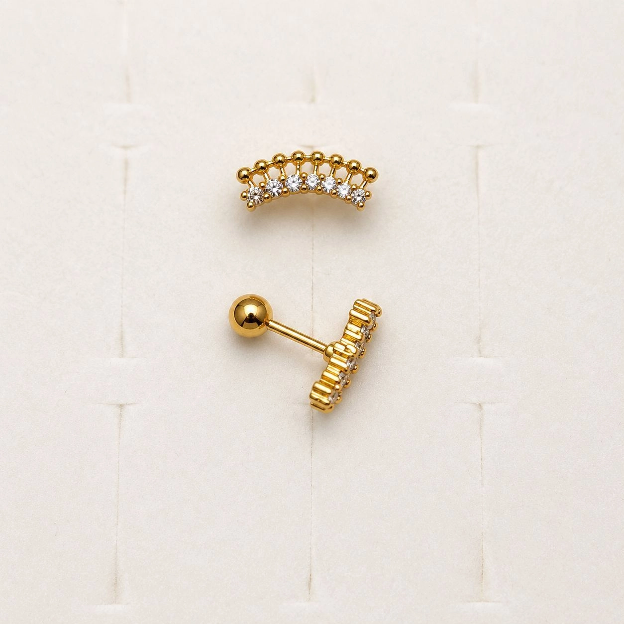 Antitarnish Ball back Earring
