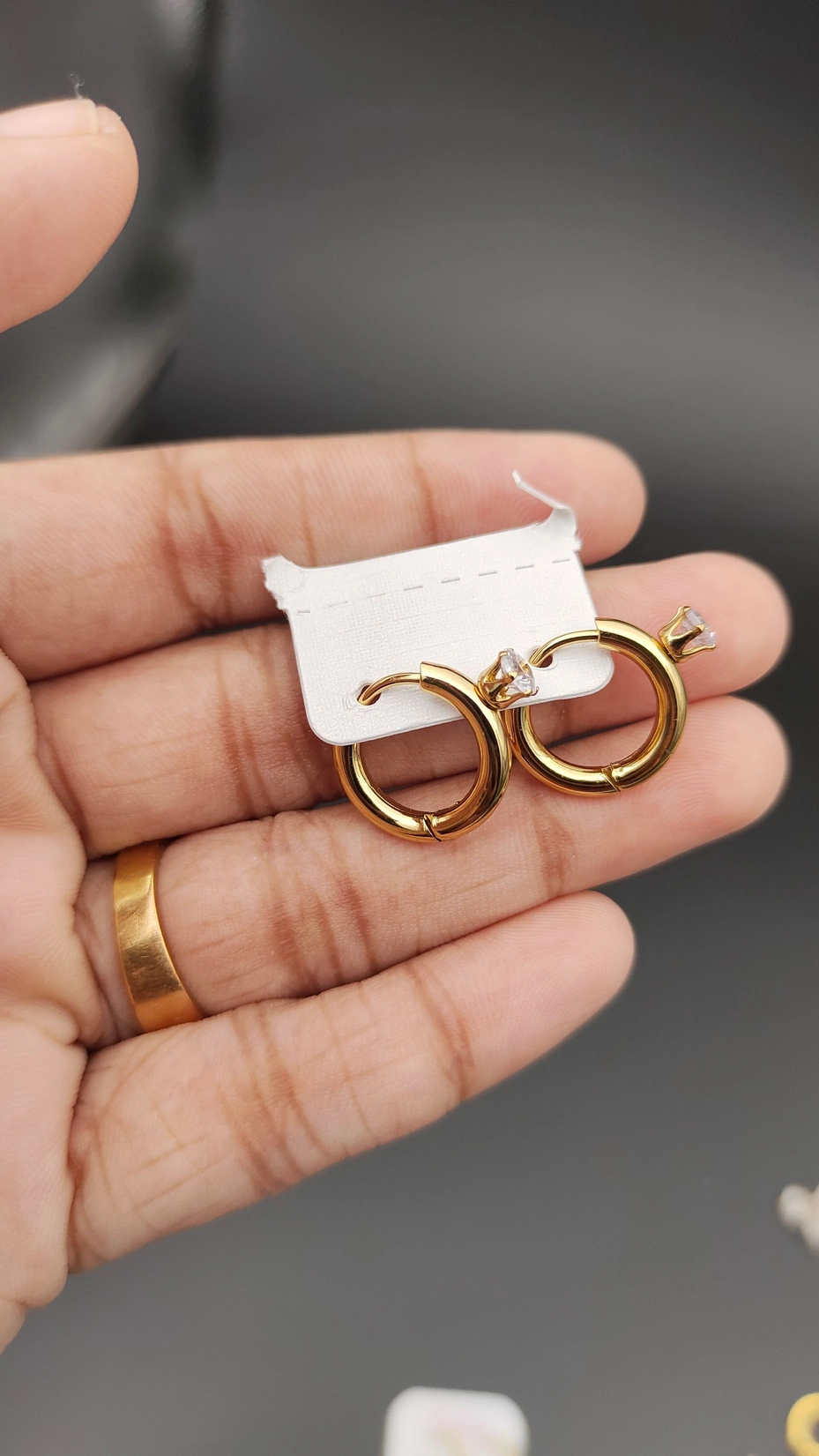 Antitarnish Hoop Earring AE23 2