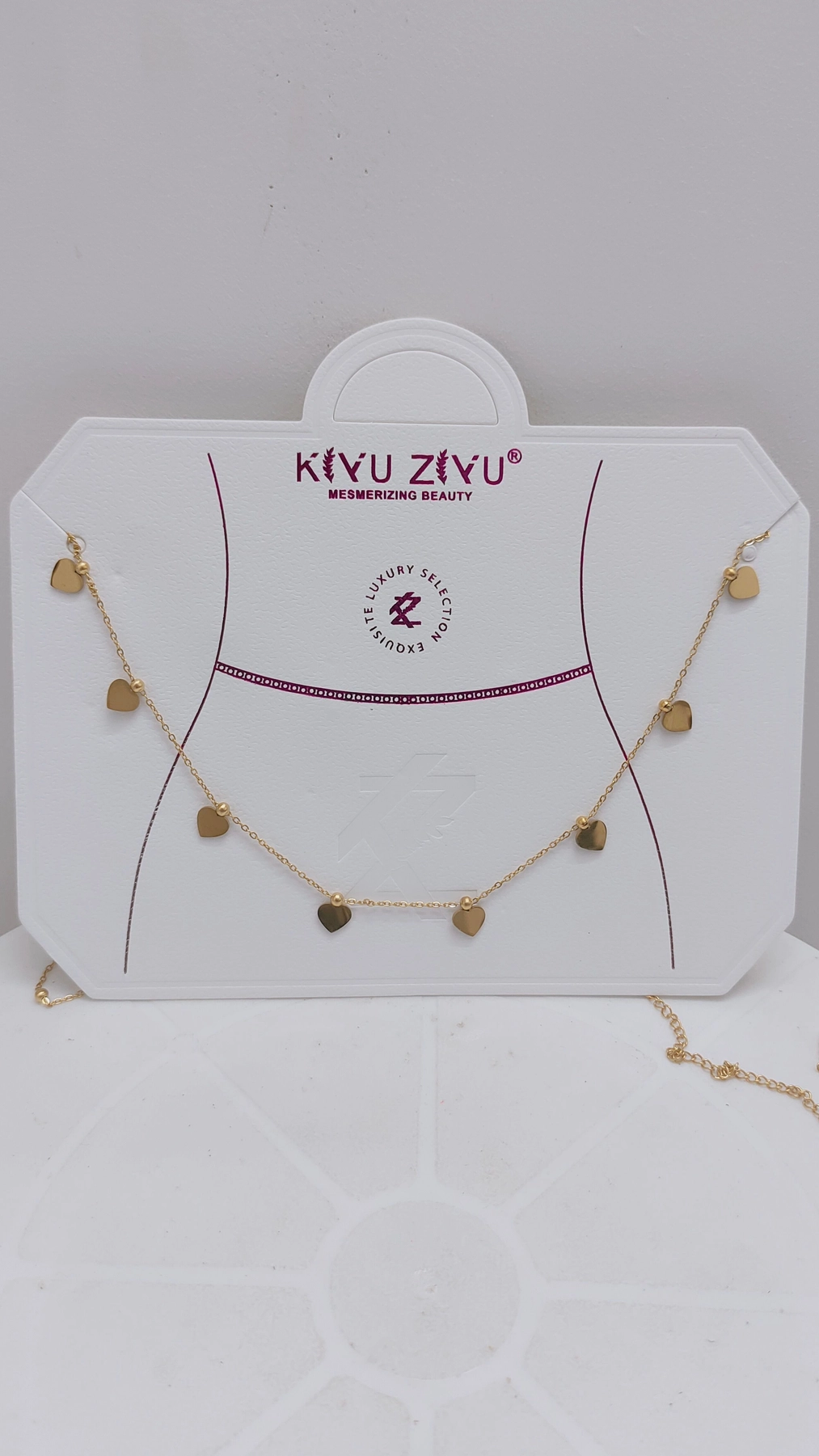 Antitarnish heart Waist chain 1