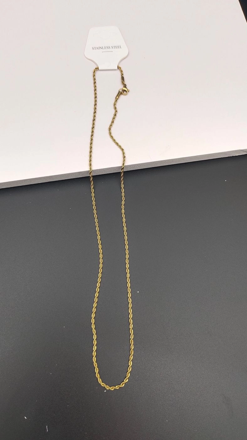Antitarnish Lengthy Thin Rope Chain