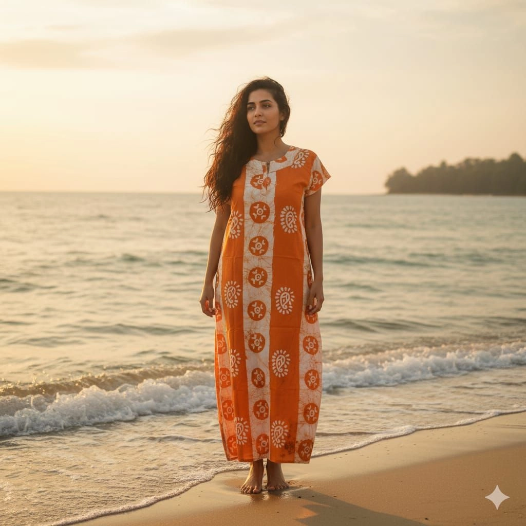 Premium Batik cotton nighty