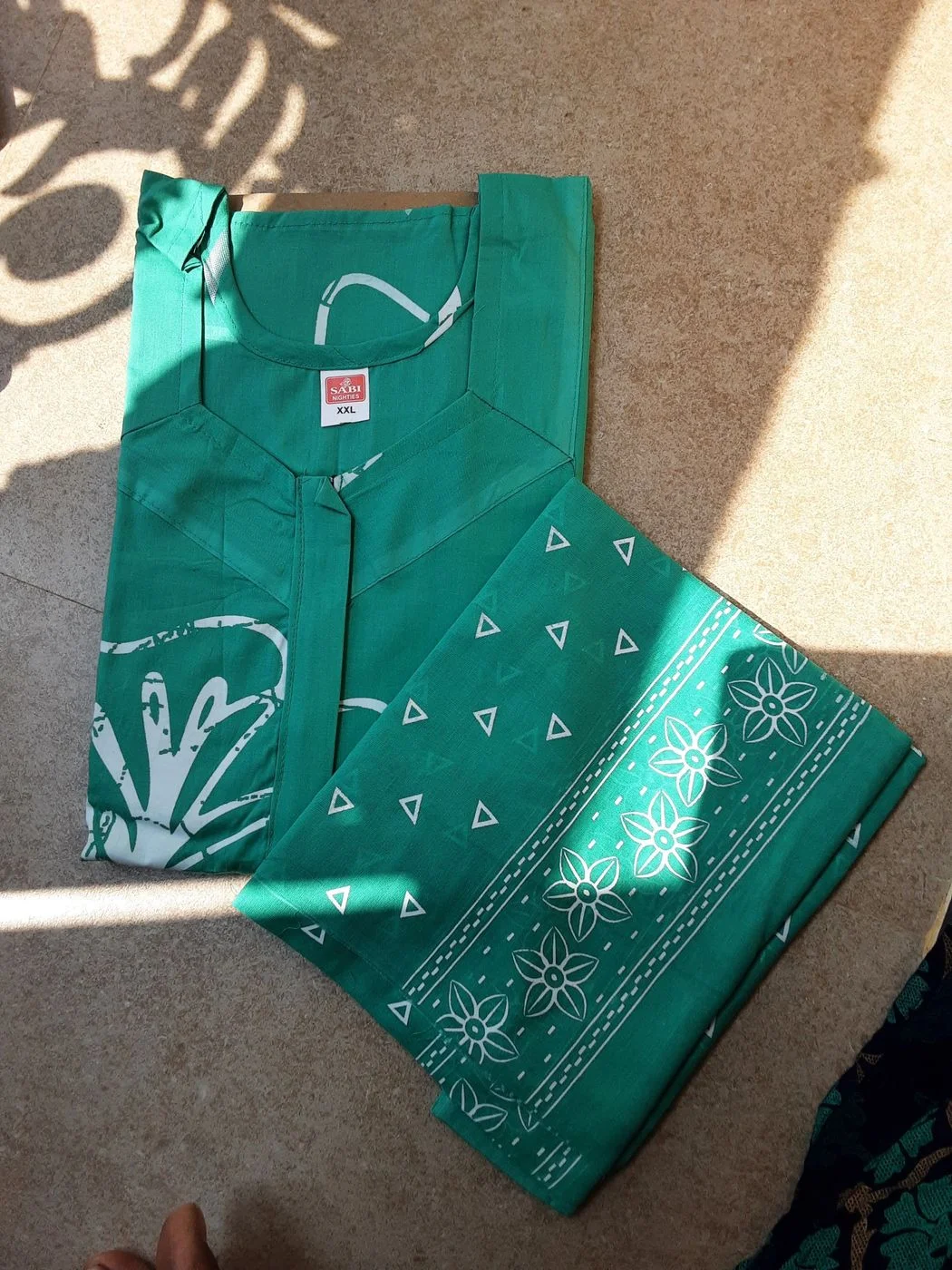 Cotton shawl nighty
