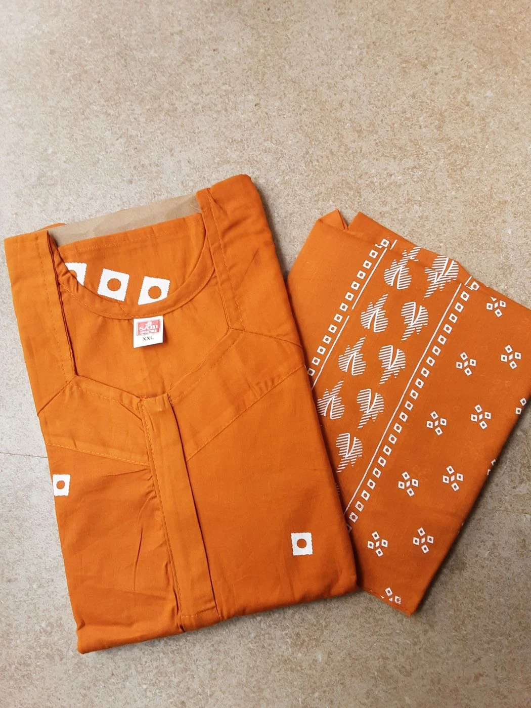 Cotton nighty with dupatta