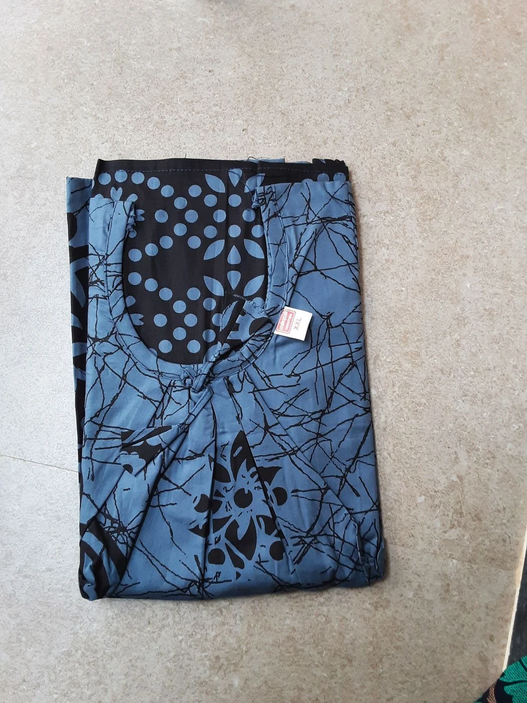 Premium Cotton Nighty with Pocket