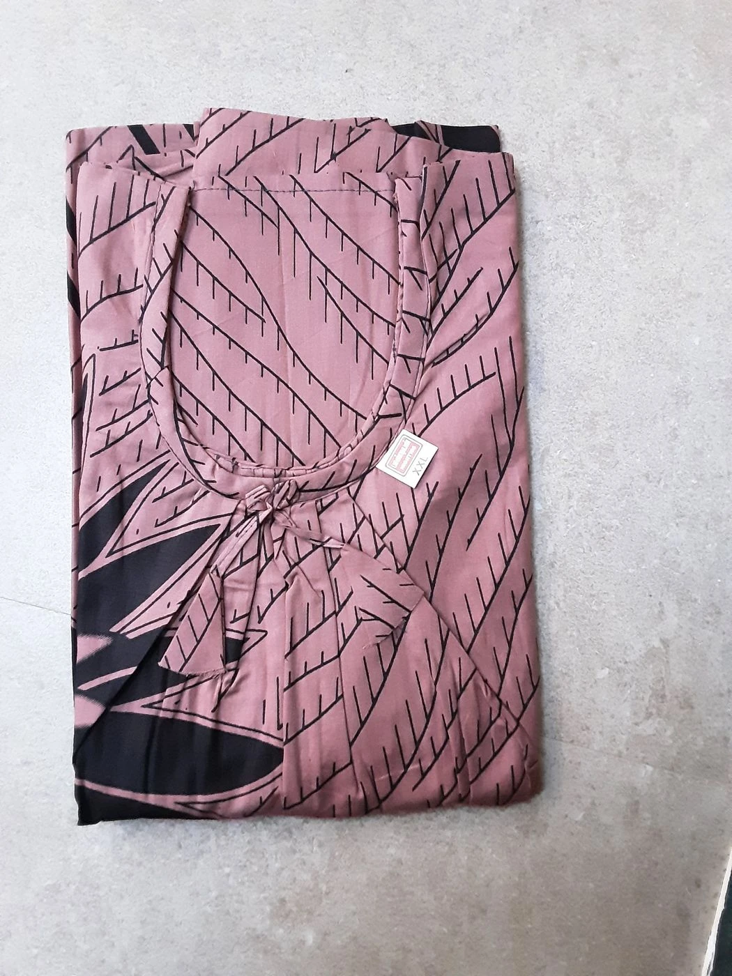 Premium Cotton Nighty with Pocket