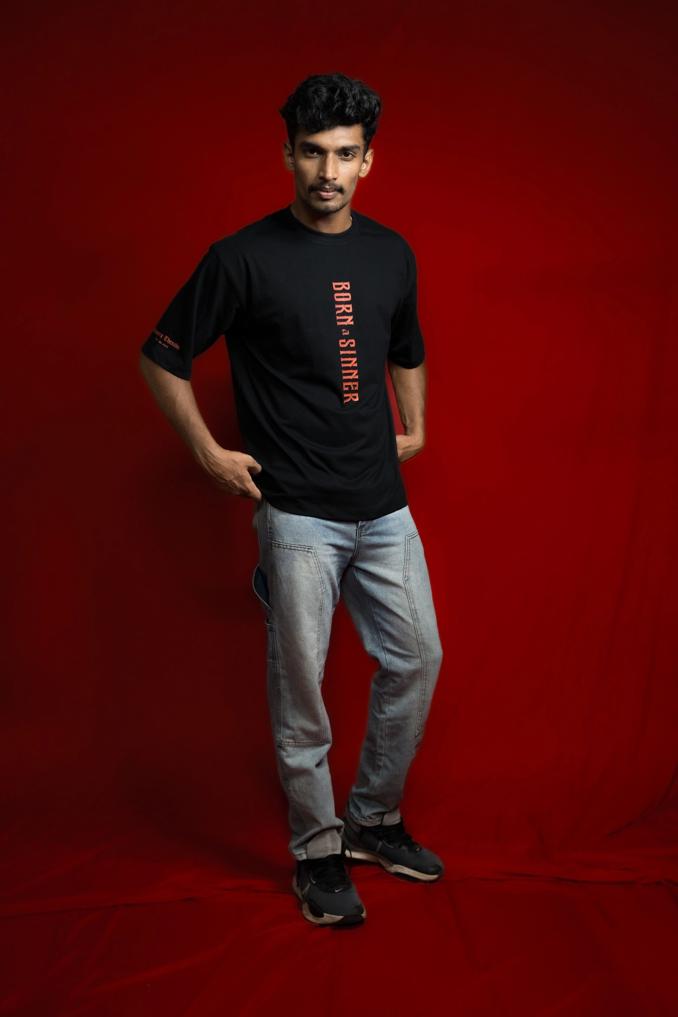 SINNERS THINGS Oversized Premium Tee