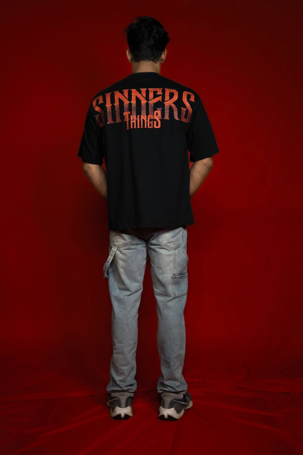 SINNERS THINGS Oversized Premium Tee