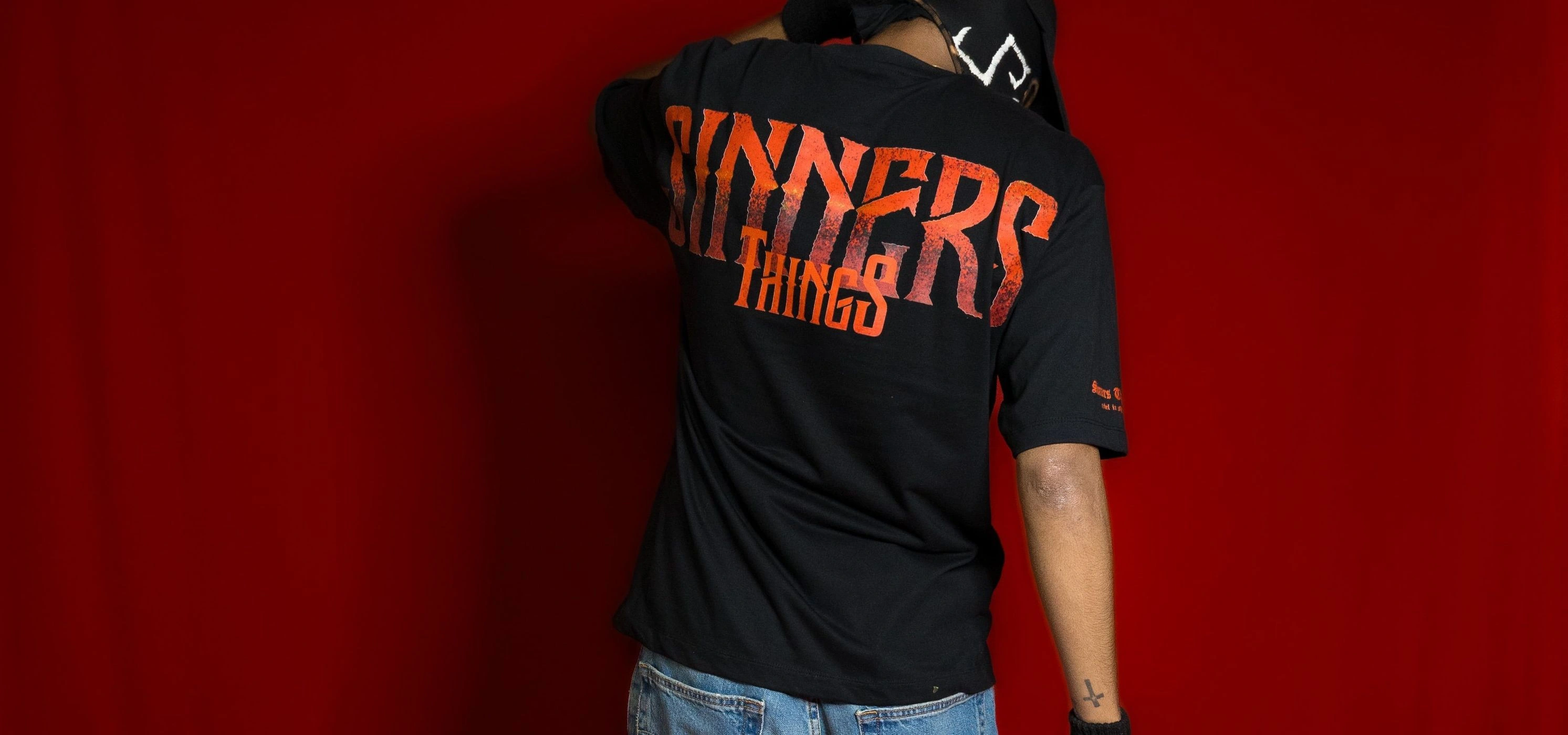 SINNERS THINGS Oversized Premium Tee 1