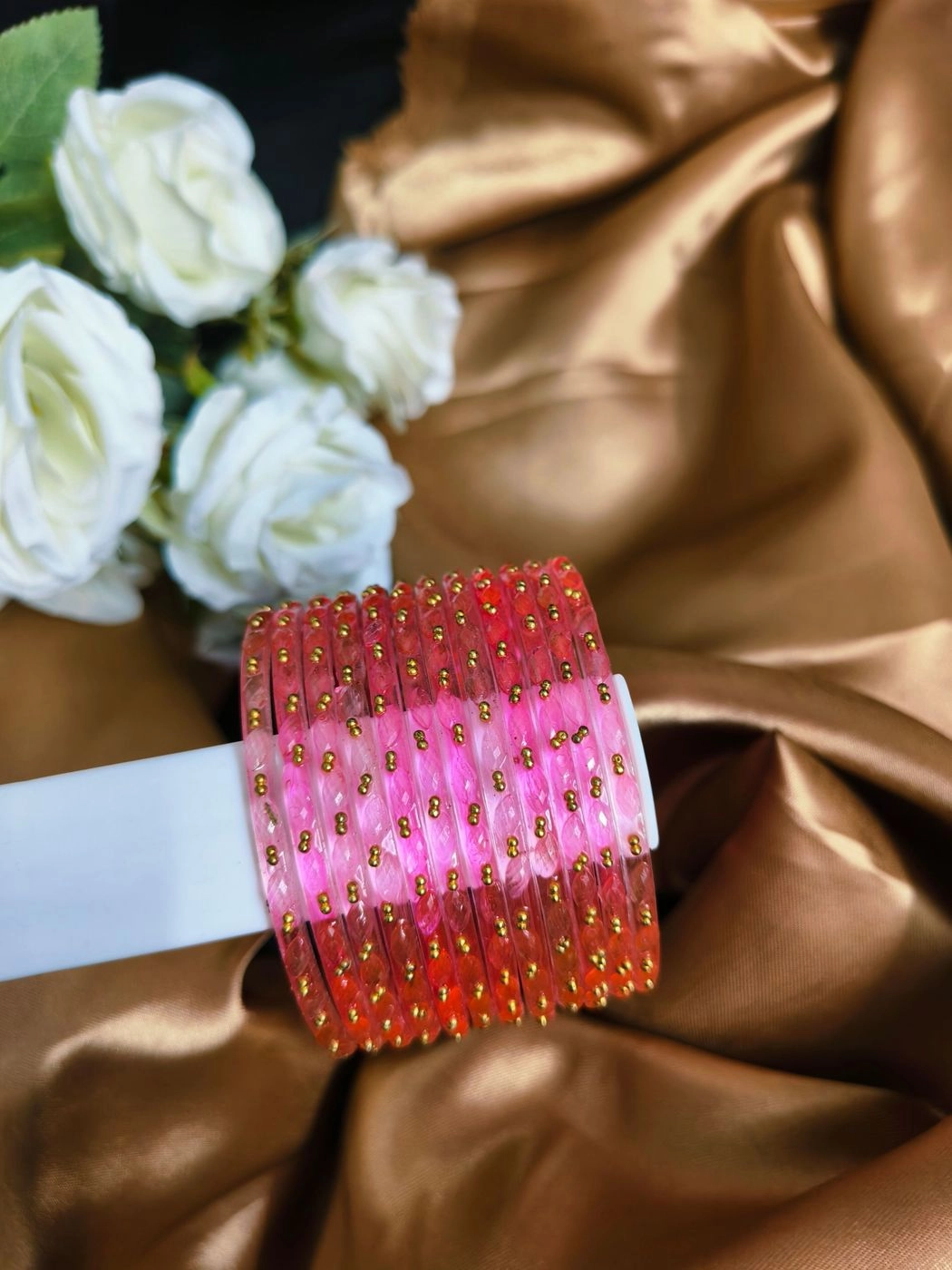 Raindrop Glass Bangle