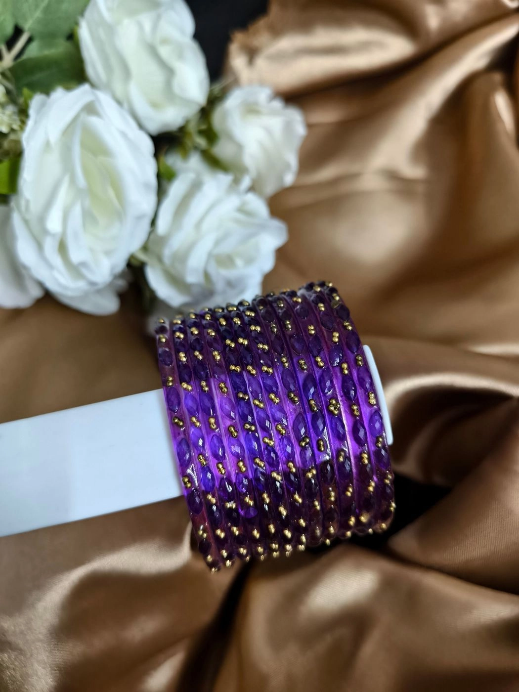 Raindrop Glass Bangle