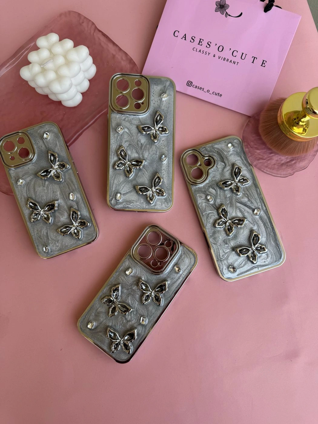 Aesthetic Butterfly in silver