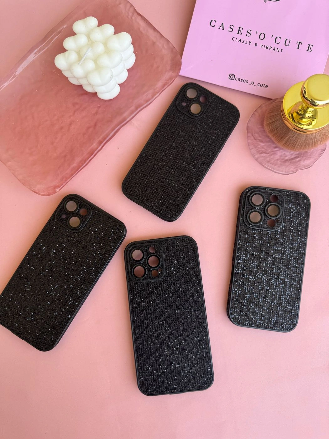 Glittery Black