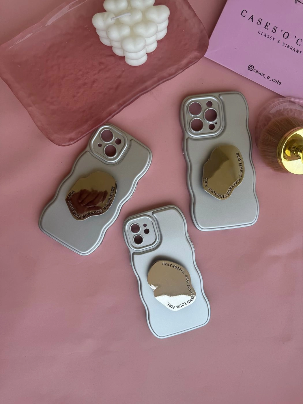 Silver holder case